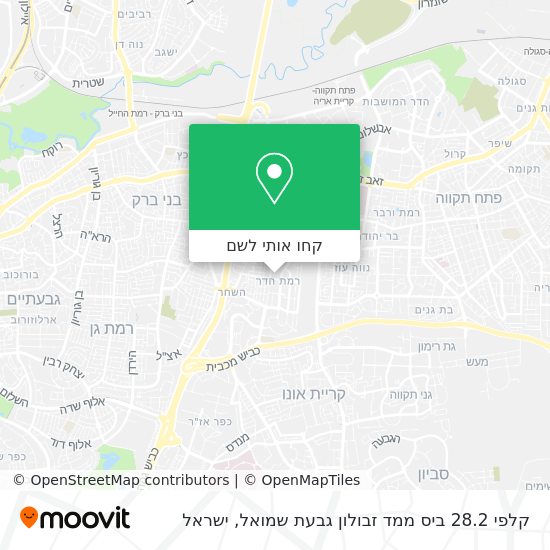 מפת קלפי 28.2 ביס ממד זבולון גבעת שמואל