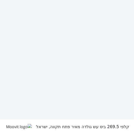 מפת קלפי 269.5 ביס עש גולדה מאיר פתח תקווה