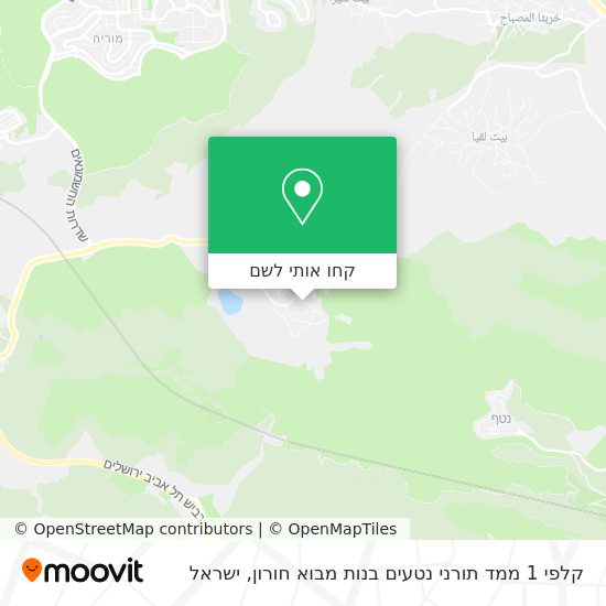 מפת קלפי 1 ממד תורני נטעים בנות מבוא חורון