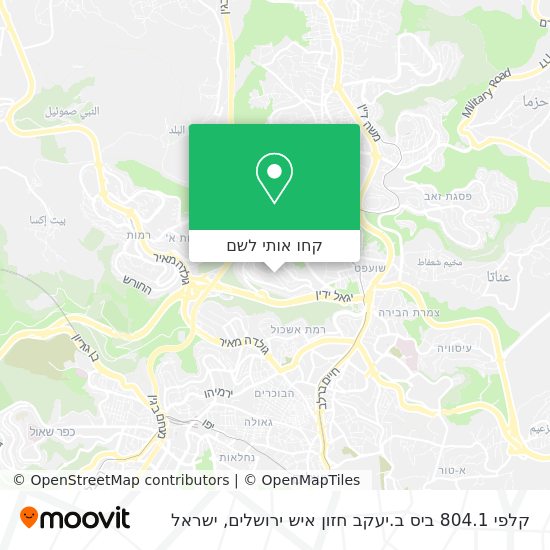 מפת קלפי 804.1 ביס ב.יעקב חזון איש ירושלים