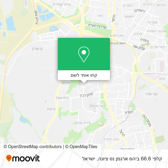מפת קלפי 66.6 ביהס ארגמן נס ציונה