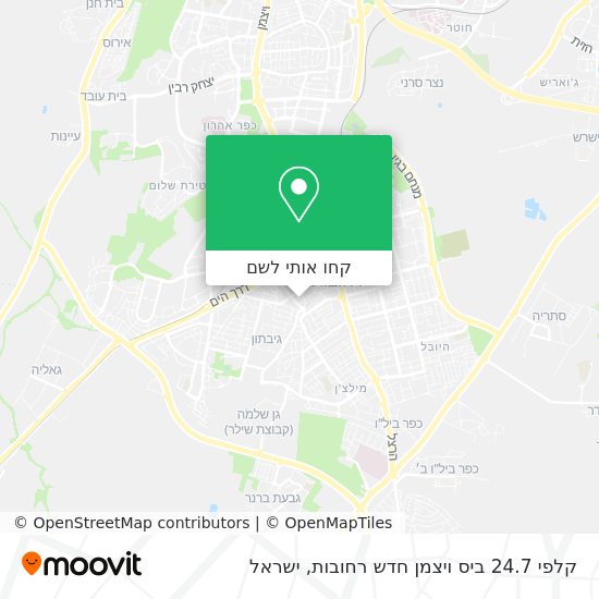 מפת קלפי 24.7 ביס ויצמן חדש רחובות