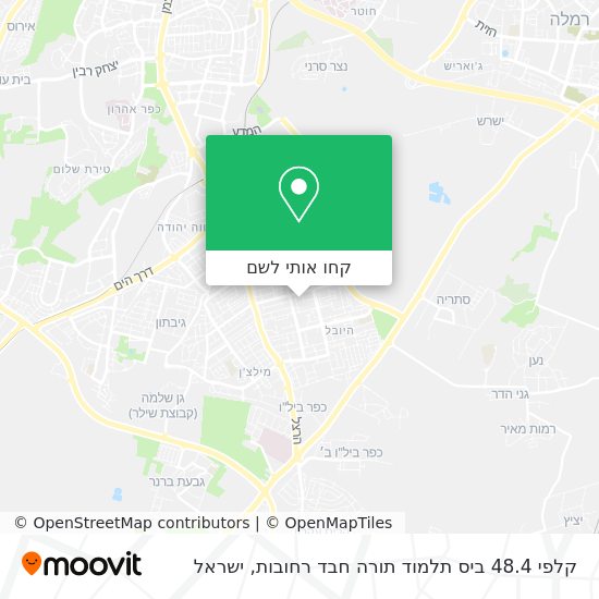 מפת קלפי 48.4 ביס תלמוד תורה חבד רחובות