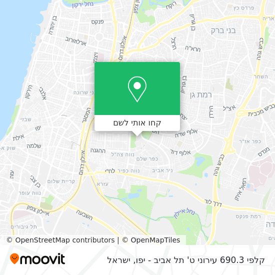 מפת קלפי 690.3 עירוני ט' תל אביב - יפו