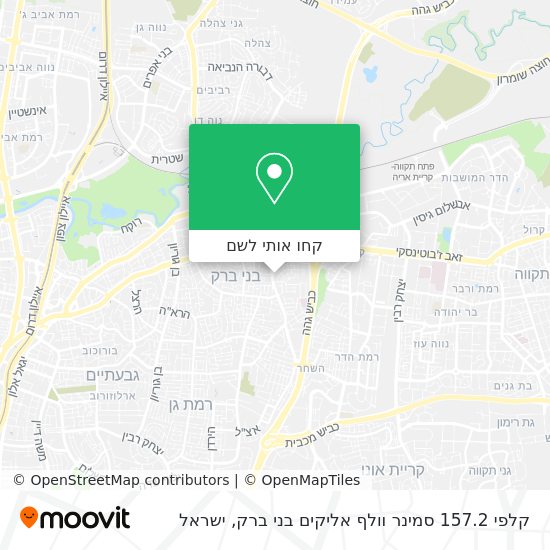 מפת קלפי 157.2 סמינר וולף אליקים בני ברק