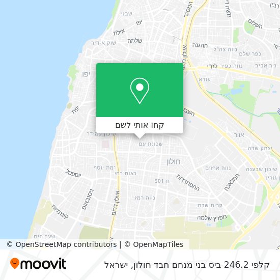 מפת קלפי 246.2 ביס בני מנחם חבד חולון