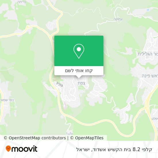 מפת קלפי 8.2 בית הקשיש אשדוד