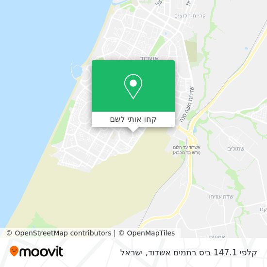 מפת קלפי 147.1 ביס רתמים אשדוד