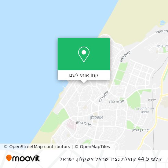 מפת קלפי 44.5 קהילת נצח ישראל אשקלון