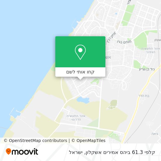 מפת קלפי 61.3 ביהס אמירים אשקלון