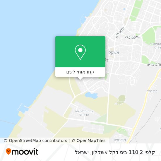 מפת קלפי 110.2 ביס דקל אשקלון