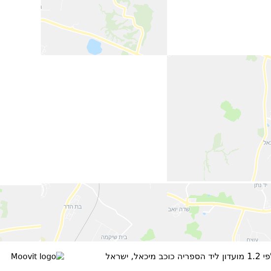 מפת קלפי 1.2 מועדון ליד הספריה כוכב מיכאל