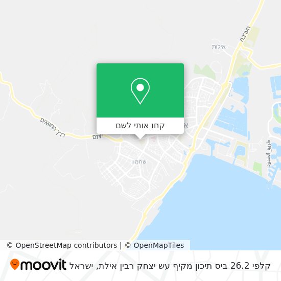 מפת קלפי 26.2 ביס תיכון מקיף עש יצחק רבין אילת