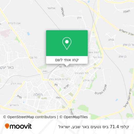 מפת קלפי 71.4 ביס נטעים באר שבע