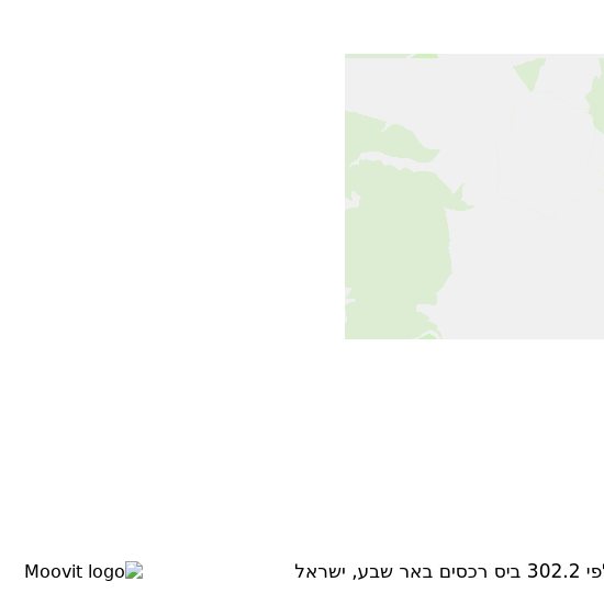 מפת קלפי 302.2 ביס רכסים באר שבע