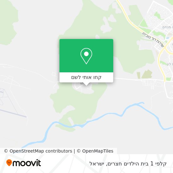 מפת קלפי 1 בית הילדים חצרים