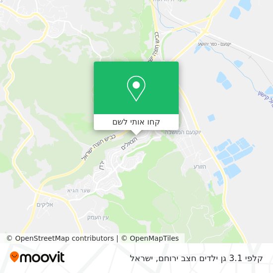 מפת קלפי 3.1 גן ילדים חצב ירוחם