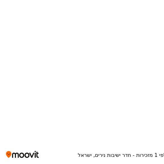 מפת קלפי 1 מזכירות - חדר ישיבות נירים
