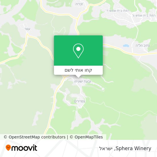 מפת Sphera Winery