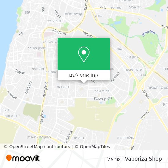 מפת Vaporiza Shop