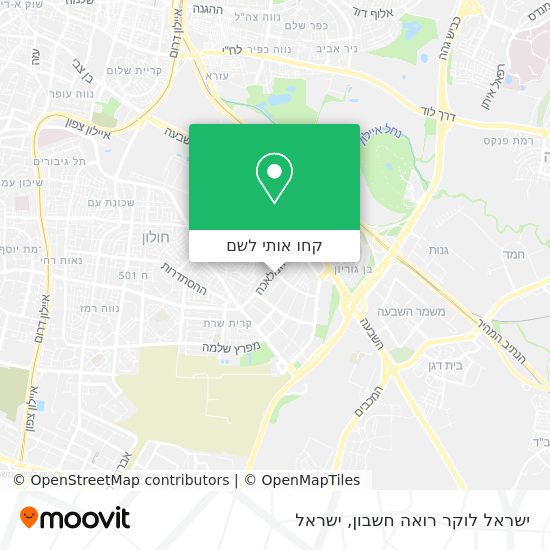 מפת ישראל לוקר רואה חשבון