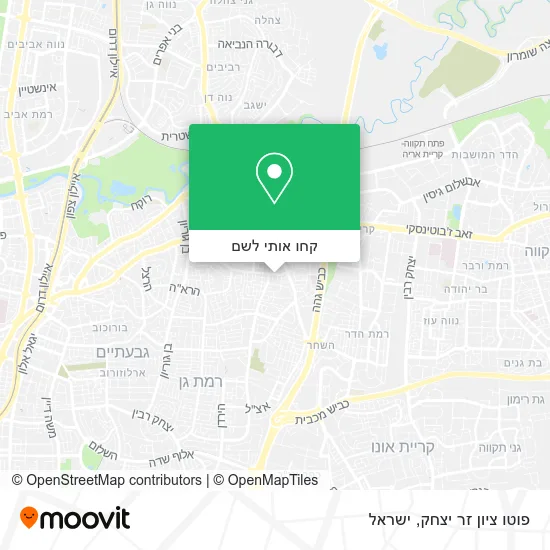 מפת פוטו ציון זר יצחק