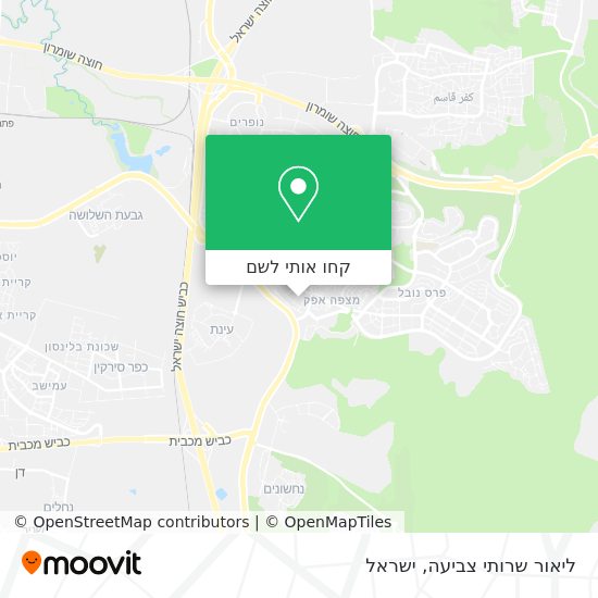 מפת ליאור שרותי צביעה