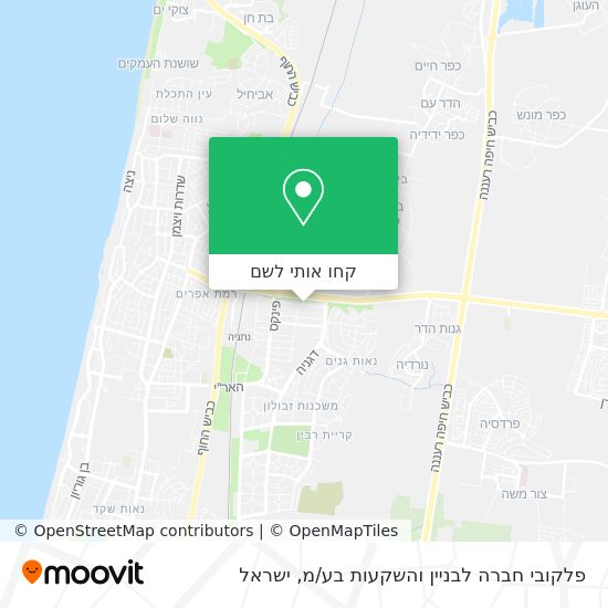 מפת פלקובי חברה לבניין והשקעות בע / מ