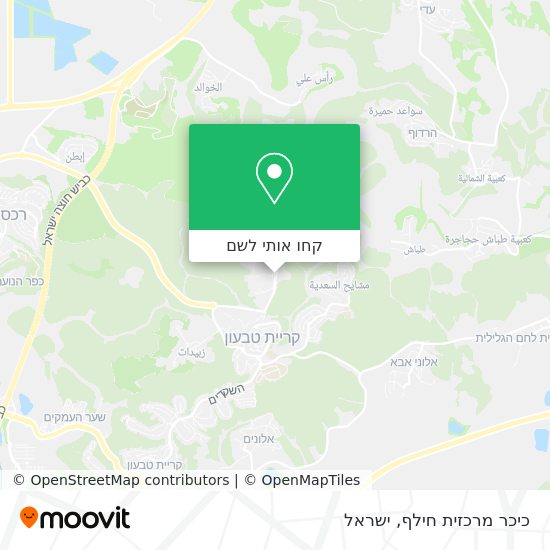 מפת כיכר מרכזית חילף