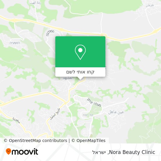 מפת Nora Beauty Clinic