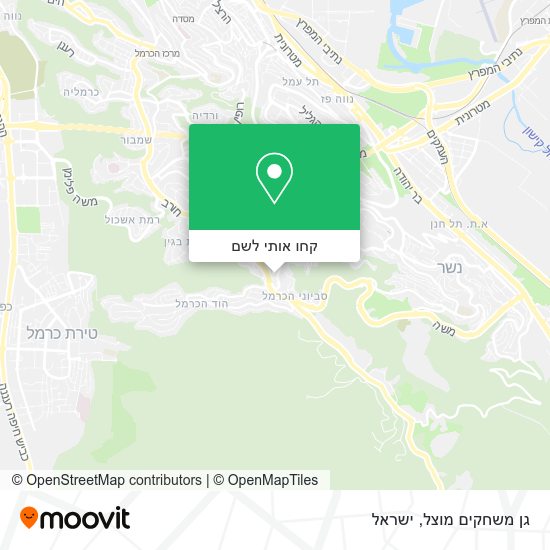 מפת גן משחקים מוצל