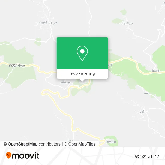 מפת קידה