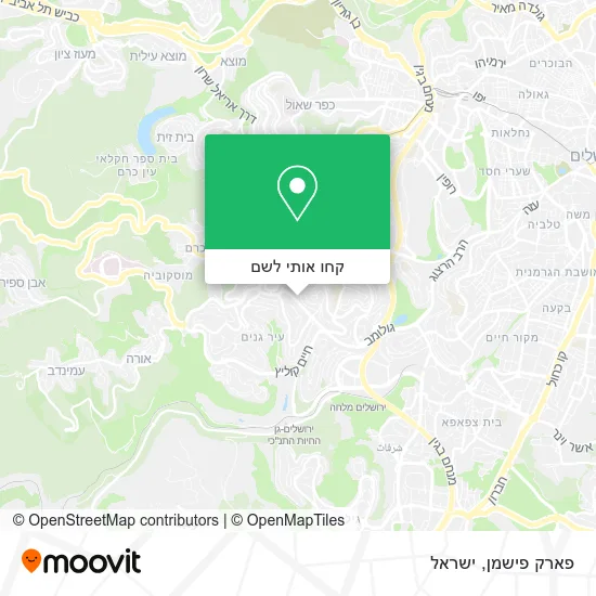 מפת פארק פישמן
