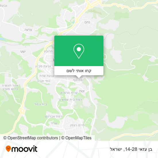 מפת בן עזאי 14-28
