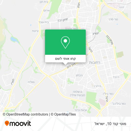 מפת מוטי קנד 10
