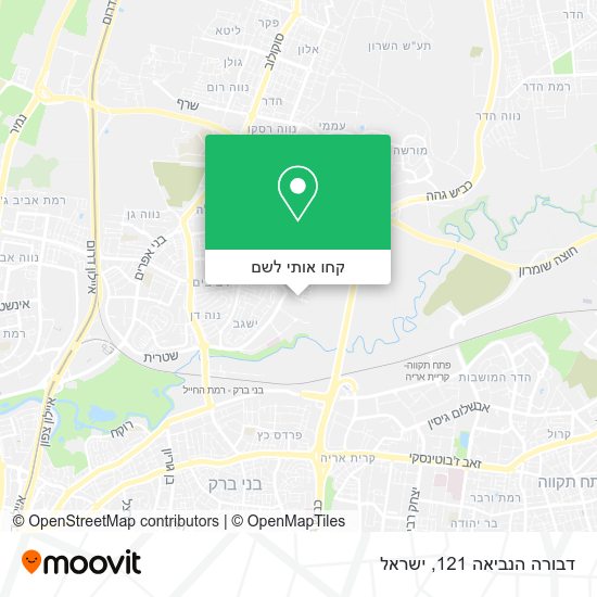 מפת דבורה הנביאה 121