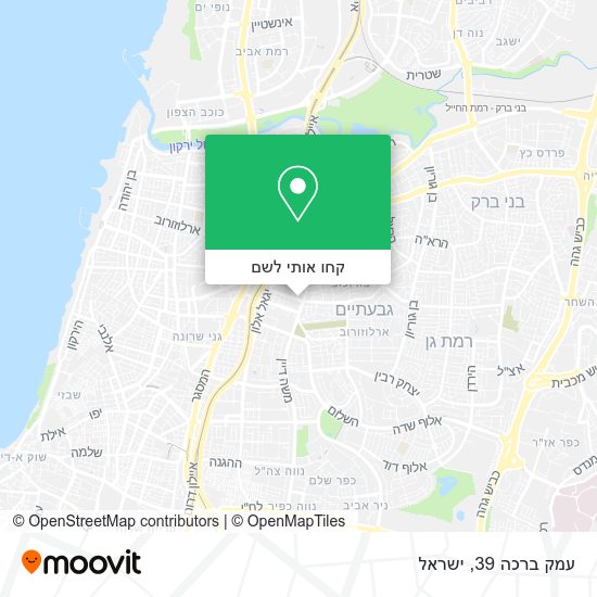 מפת עמק ברכה 39