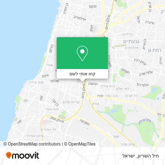מפת חיל השריון