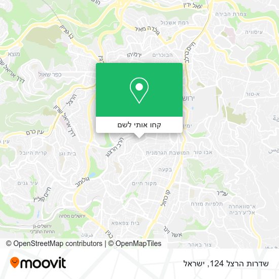 מפת שדרות הרצל 124