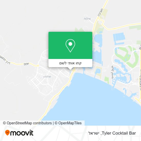 מפת Tyler Cocktail Bar