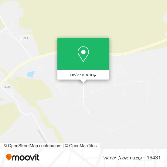 מפת 16431 - עוצבת אשל