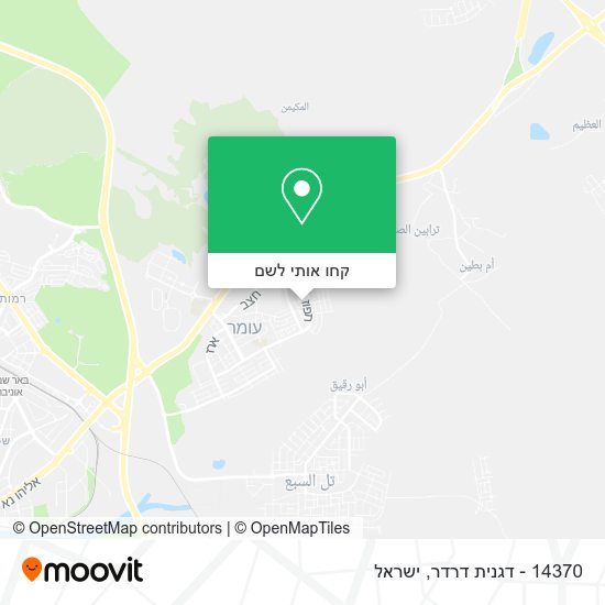 מפת 14370 - דגנית דרדר