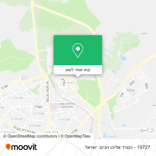 מפת 19727 - המרד אליהו חכים