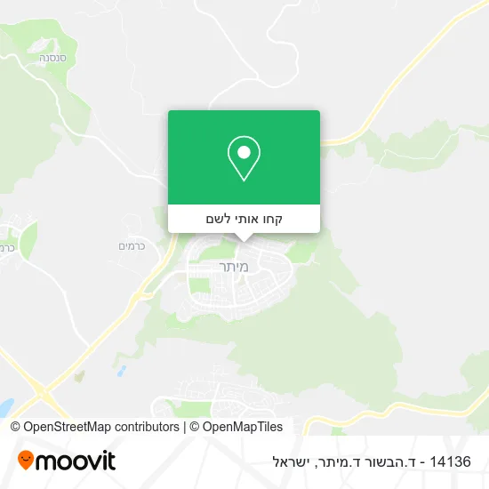 מפת 14136 - ד.הבשור ד.מיתר