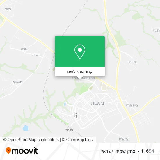מפת 11694 - יצחק שמיר