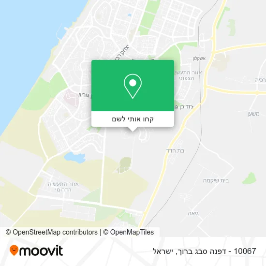 מפת 10067 - דפנה סבג ברוך