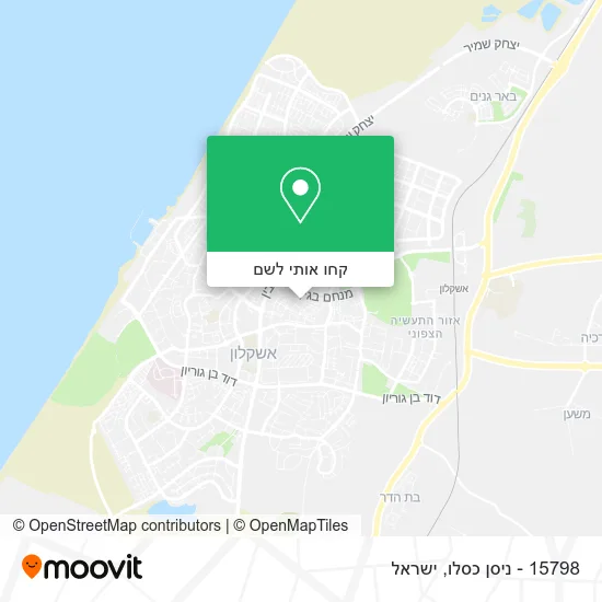מפת 15798 - ניסן כסלו