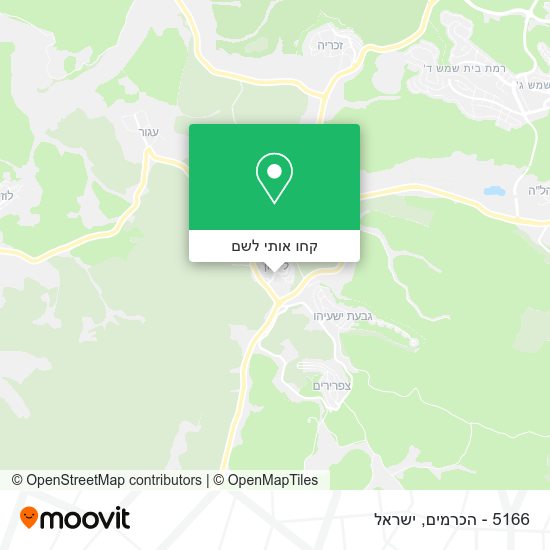 מפת 5166 - הכרמים