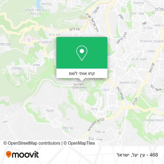 מפת 468 - עין יעל