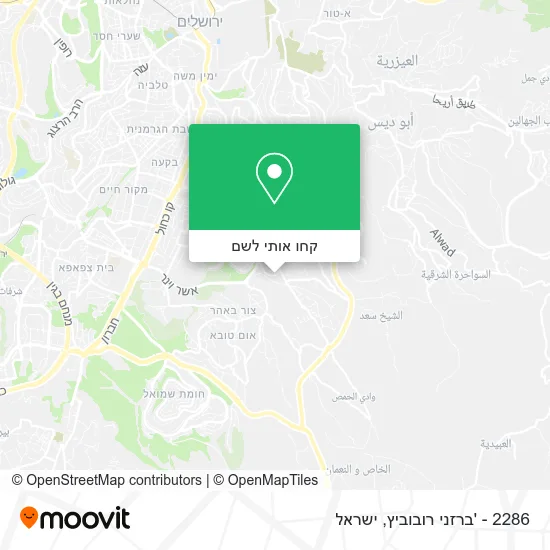 מפת 2286 - 'ברזני רובוביץ